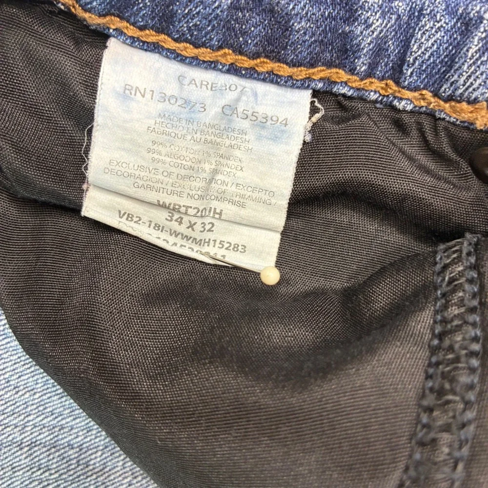 Wrangler Retro Relaxed Bootcut Jeans‎ Mens 34x31 Blue Stretch Western Denim